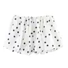 ZA comércio exterior transfronteiriço europeu e americano, conjunto de jaqueta com design de cordão e estampa de bolinhas e shorts estilo balão feminino