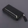Carteira Masculina Longa Bolsa Longa para Celular Multifuncional Zíper Bolsa de Mão Bolsa Masculina Europeia e Americana Carteira com Vários Cartões Atacado