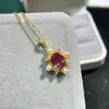 Pingente de pedra Alexander prata S925 ornamentos femininos pedra principal 8*10 cruz quente transfronteiriço uma geração de outlets de fábrica