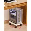Estante de Almacenamiento para Impresora, Soporte para Gabinete de Host de Piso, Estante de Almacenamiento Debajo de la Mesa para el Hogar, Gabinete para Colocar Copiadora de Oficina