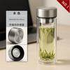 Copo de Água de Vidro de Camada Dupla Fuguang para Homens de Negócios Copo de Chá de Grande Capacidade Copo de Chá Resistente a Altas Temperaturas Venda por Atacado Copo Personalizado