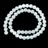 Venta caliente transfronteriza color gelatina imitación jade vidrio cuenta redonda pulsera collar para amigas joyería para transmisiones en vivo accesorios de cuentas sueltas
