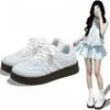 Zapatillas versátiles de rayas y lunares para mujer, novedad otoño 2026 estilo campus coreano suela blanda cómodas casual zapatillas de entrenamiento alemanas