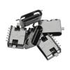 Conector USB de carga rápida 3.0, base hembra tipo C, placa de 6 pines, parche de 2 patas, pasta completa de 6 pines, cuerpo corto