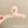 Presilha de Cabelo Grande de Cetim Preto Exquisita e de Alta Qualidade para Cabelos Grossos, Adequada para Penteados Updo, Acessório de Cabelo Presilha Tubarão
