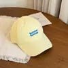 Gorra de béisbol de moda amarilla de verano, moderna, para la calle, protección solar, secado rápido, para hombres y mujeres, parejas, viajes, deportes y protección solar