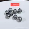 Colgante de Flor de Loto de Plata Sanqi de Plata Vieja de Shanxi Pequeñas Flores Accesorios Componentes para Manualidades y Joyería DIY