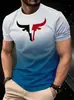 2025 Nueva Camiseta Casual Versátil de Manga Corta para Hombre con Estampado, Moda Europea y Americana, Versátil, de Alta Calidad