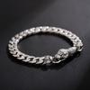 Nueva pulsera de cadena cubana con personalidad para hombre, pulsera de serpiente de moda retro para hombre, venta directa de fábrica de nicho de hip hop de moda para hombre