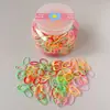 Elásticos de Cabelo Infantis para Meninas, Elásticos Coloridos e Fofos para Rabos de Cavalo, Tranças e Coques