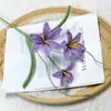 Amaryllis Fabricante Fonte Fio Crochê Feito à Mão Buquê de Flores Produto Acabado Flores de Crochê Flores Artificiais Decoração de Casa Atacado