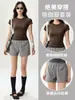 Chaleco de Yoga para Mujer, Deportes de Carrera de Verano, Tenis, Entrenamiento de Pilates, Camiseta sin Mangas, Conjunto de Pantalones Shark para Fitness, Delgado