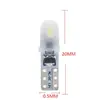 Luz T5 para panel de instrumentos de coche 3014 2SMD atenuación continua luz ambiental del tablero luz de ambiente interior bombilla pequeña de 12V
