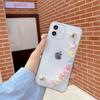 Cadena de Corazón Colorida Adecuada para Funda de Teléfono Móvil Iphone12Promax Cubierta Protectora Apple 11 15/Xr Transparente 13