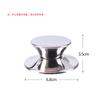 Aço inoxidável engrossado superior talão wok tampa Universal punho torção superior grânulo cozinha panela acessórios fabricantes por atacado