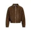Chaqueta de Gamuza OreetaLight de Lujo y Gama Alta Estilo Old Money para Hombres y Mujeres, Chaqueta Harrington Versátil de Marca Retro Tendencia