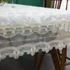 Manteles para Vender Accesorios en Puestos, Manteles de Encaje de Lujo Ligero Transfronterizo de Gama Alta, Tela Bordada Popular en Amazon Dropshipping