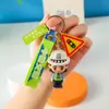 Llavero original de bombero muñeco de dibujos animados colgante de policía colgante para bolsa regalo de vacaciones recuerdo venta al por mayor