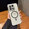 Adequado para Capa de Celular Magnética com Sensação de Pele Oneplus 15t 1+Ace6 Transparente Endurecida Ultra-Fina Turbo6X Dissipação de Calor Capa Dura de PC