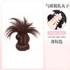 Novo Prendedor de Cabelo Estilo Chinês para Coque, Grampo para Coque Baixo com Pluma Fofa para a Parte de Trás da Cabeça