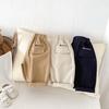 Pantalones Casuales Bordados para Niños de 0 a 5 Años Otoño Ropa Infantil de Corea del Sur Moda para Niños Alfabeto Combinan con Todo Pantalones Cómodos Bebé