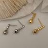 Pendientes de nicho gaopinzhi desiguales con personalidad de 95 pines Jinshu Cold Wind 2022 C10-1