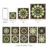 Pegatinas de Pared Autoadhesivas de Hoja Dura Engrosada Transfronterizas para el Hogar Cocina Impermeables y a Prueba de Aceite Decoración de Pared de Sala de Estar Pegatinas de Azulejos de Cristal