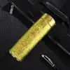 Dupla camada de titânio puro copo térmico grande flor de gelo de alta qualidade refogada bolha titânio copo de presente caixa de presente copo de presente ao ar livre acompanhando