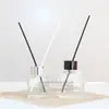 Frasco de aromaterapia quadrado 50ml100ml150ml200ml frasco de fragrância de rattan sem fogo frasco volátil ornamentos de sala de estar