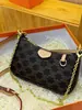 Comercio Exterior Al por Mayor Bolsos de Mujer 2026 Nuevo Modelo Bolso Pequeño Cuadrado de Hombro Cruzado Monograma de Moda Bolso Concha Estiloso Alta Gama Moda