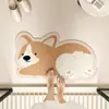 Tapete de lama de diatomáceas de cachorro de desenho animado tapete absorvente de banheiro antiderrapante tapete de porta de banheiro tapete de secagem rápida para pés uma geração de cabelo