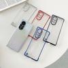 Funda galvanizada sin bordes para Huawei Honor 90pro, funda transparente para media bolsa para Nova10, Honor magic5pro