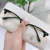 H6628 Estilo K de Montura de Cejas de Moda y Casual para Hombre Montura Óptica Trendy con Graduación y Montura para Miopía