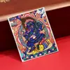 Dzambala Negro pintado tibetano pintura Thangka pintada a mano lienzo central impresión microchorro Thangka cultural y creativo Zakiralam al por mayor