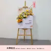 Ceremonia de Entrega de Coche Ventana Decoración de Boda Columna de Flores Arte Floral Tienda 4s Soporte de PVC de Bienvenida Columna de Papel Adornos de Decoración