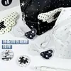 Estuche de Lápices de Alas de Ángel con Puntos, Alto Valor Estético, Bolsa de Almacenamiento de Papelería para Estudiantes de Gran Capacidad, Simple Bolso de Maquillaje con Puntos