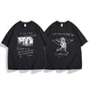 Algodón Puro PeinadoÚnicas Camisetas a Juego para Pareja de Hombres y Mujeres, Tops Holgados de Manga Corta de Alta Calidad para Verano