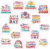 Parches Bordados Positivos y Motivadores para Bolsas, Parches Decorativos, Insignias de Paz y Amor Propio, Frases de Energía Positiva, Etiquetas Bordadas, Termoadhesivos