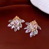 Pendientes de Plata con Zirconia en Forma de Rombo y Borla Estilo Francés, Lujo Ligero, Gama Alta, Elegantes, Exquisitos, de Nicho, Versátiles para Mujer