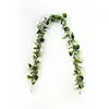 Fabricantes transfronterizos al por mayor planta artificial colgante de pared eucalipto ratán pared verde interior y exterior valla materiales para arreglos florales