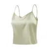 Procesamiento Personalizado Conjunto de Ropa de Casa Yuyue de Seda de Morera de 19 mm Camisola Refrescante Doble con Cuello en V Ropa de Casa