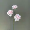 Rosas Diamante de Três Cabeças para Decoração de Casamento, Paredes de Flores, Salões de Casamento, Flores Artificiais, Decoração de Casa, Buquês de Rosas Atacado
