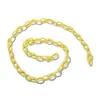 Cadena Acrílica Cadena de Cuentas de Colores Antifaz Joyería DIY Cadena de Plástico de 50 cm Accesorios para Joyería Mayoreo