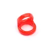 Anillo de Bloqueo de Semen para Hombres Accesorios Sm Juguetes Sexuales para Adultos Venta al por Mayor Anillo para Pene de Doble Apertura Anillo de Restricción para Pene