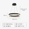 Lustre de Sala de Estar LED Moderno Simples de Luxo Leve Lustre de Sala de Jantar Quarto Principal Doméstico Quarto Iluminação Zhongshan Estilo Luxo Leve
