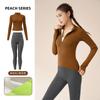 Chaqueta Deportiva de Otoño e Invierno con Forro Polar para Yoga, Correr, Fitness, Ajustada, Pantalones de Yoga Slim, Ropa de Yoga Gruesa Lulu, Traje