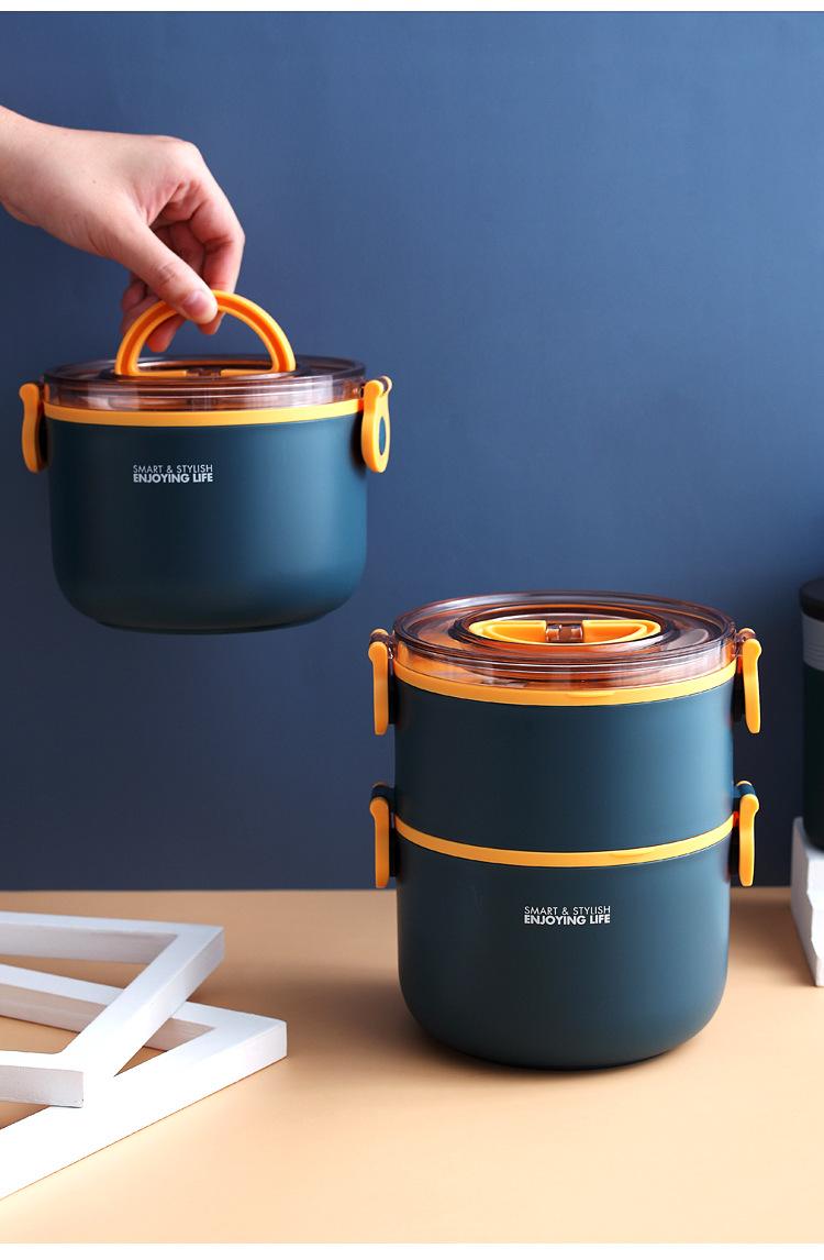 xc469-470托里奥折叠提手圆形塑料单双层饭盒_19.j