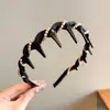 Diadema de Onda de Lujo Ligero de Gama Alta para Mujer, Nuevo Modelo 2025, Especial para Lavarse la Cara, Diadema de Corona Alta con Dientes, Pinza para el Cabello Antideslizante