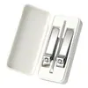 Novos Modelos com Múltiplos Estilos em Estoque, Conjunto de 4 Peças com Lixa de Unha e Cortador de Unha Caixa, Conjunto Completo de Ferramentas Portáteis para Unhas para Casa