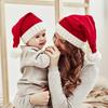 Chapéu de Lã de Inverno Pronto para Uso do Fabricante para Mãe e Bebê Chapéu de Tricô Transfronteiriço Desejo Amazon Novo Chapéu Quente de Natal